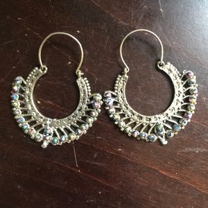Stone earrings